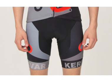 Pantaloni ciclism Kerekvar PRO rosu