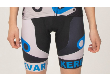 Pantaloni ciclism Kerekvar PRO albastru