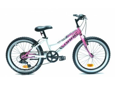 Bicicletă copii DRAG Hacker 20 fete alb-roz