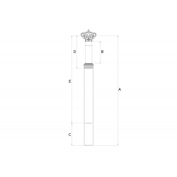 Tija sa SYNCROS Duncan Dropper 2.0 | 31,6 mm | 125/150 mm travel
