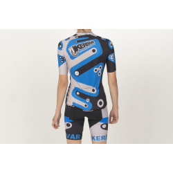 Pantaloni ciclism Kerekvar PRO albastru