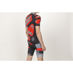 Pantaloni ciclism Kerekvar PRO rosu