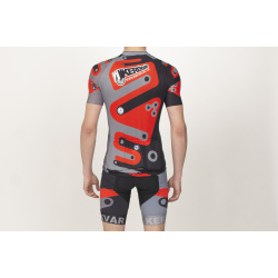 Pantaloni ciclism Kerekvar PRO rosu