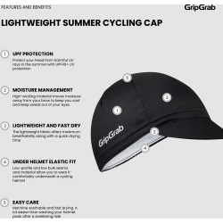 GripGrap Lightweight Summer Cycling Cap